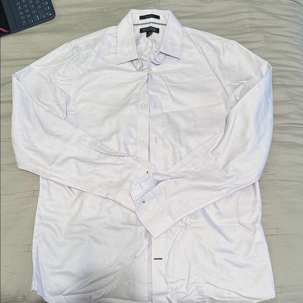 Banana Republic Light Gray Dress Shirt